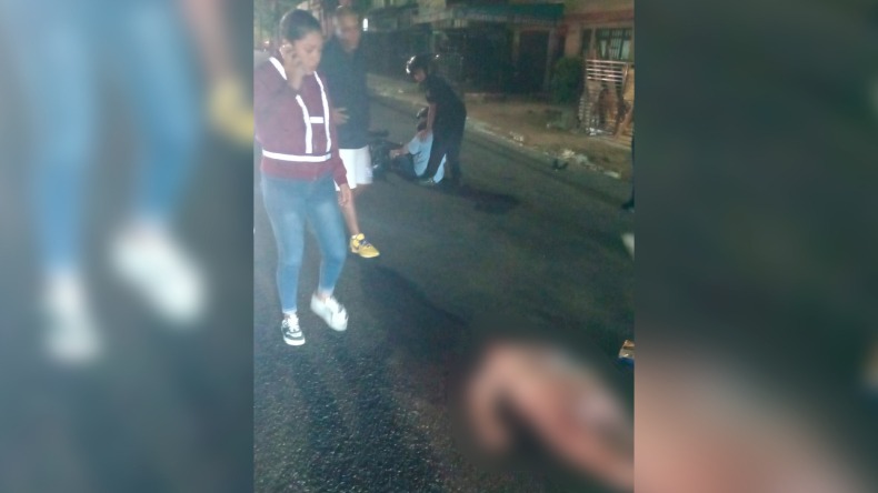 Adulta mayor resultó herida tras ser arrollada por motociclista en Ibagué