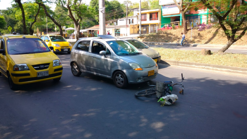 Ciclista resultó gravemente herido en un accidente en la Pedro Tafur