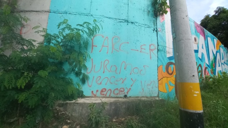 Reaparecen mensajes alusivos a las Farc en el sur del Tolima
