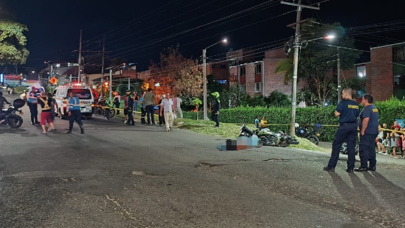 Un peatón muerto y un taxi volcado este fin de semana en Ibagué