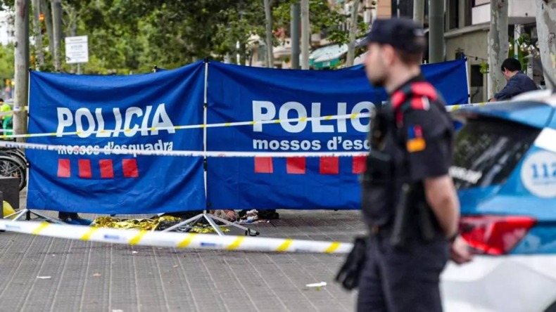 Muere degollado un joven colombiano en Barcelona, España