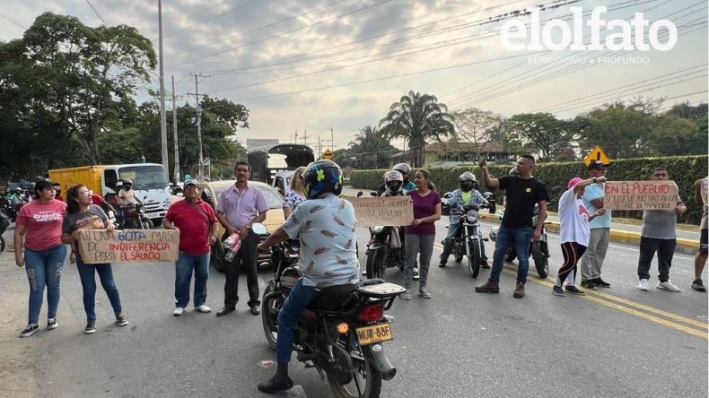 Bloqueo de vías en Ibagué por falta de agua