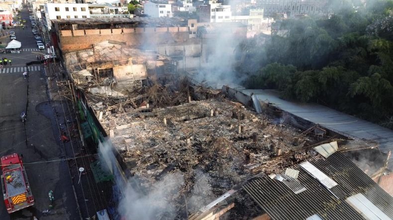 Habilitan cuenta de la Cruz Roja para ayudar a damnificados por el incendio en Ibagué