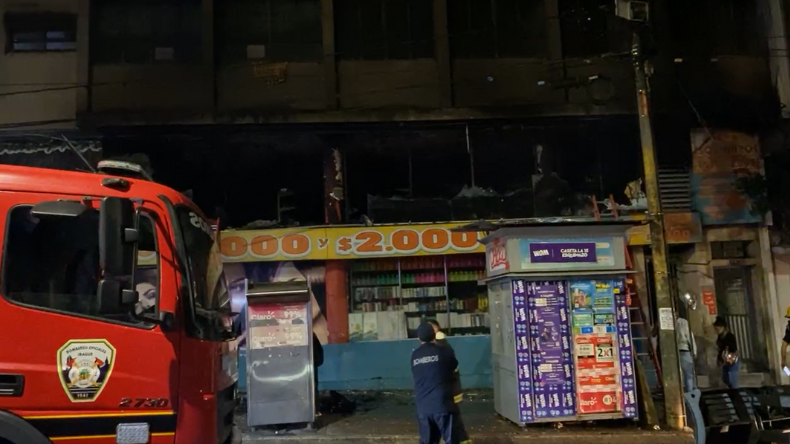 Incendio estructural consumió local del centro de Ibagué