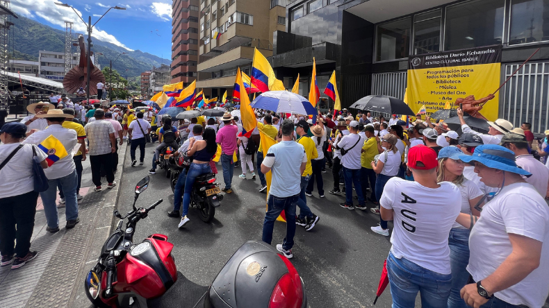 Así será la marcha contra Petro este domingo en Ibagué 