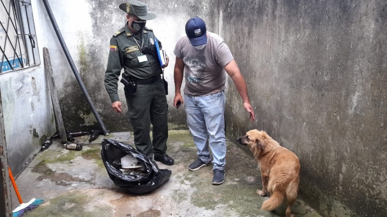 Mascota duró 15 días encerrada y abandonada en una casa del barrio Los Ciruelos de Ibagué