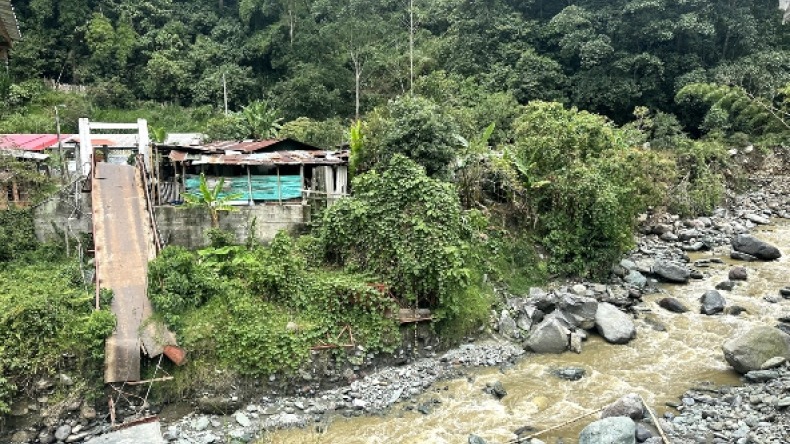 Tres meses sin el puente de Pico de Oro y lo que falta para que lo reparen