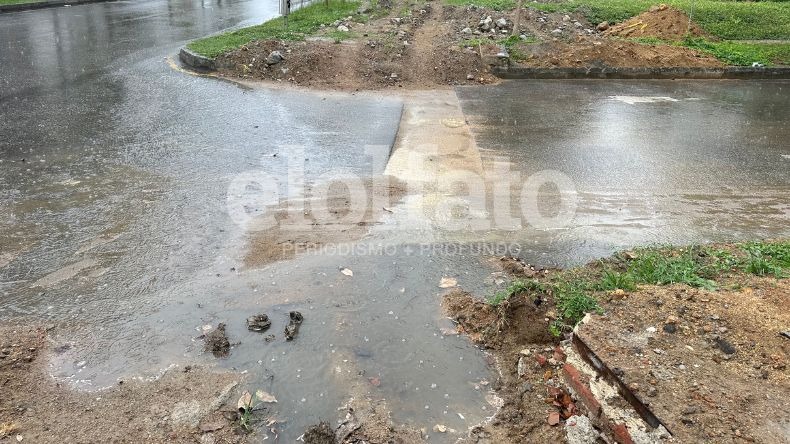 Andenes de La Samaria están destruidos debido a una obra inconclusa del Ibal