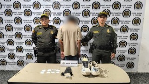 Aprehendieron en Ibagué a joven que transportaba cocaína en los zapatos