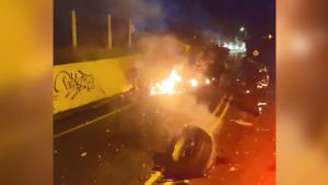 Grave accidente en la vía Ibagué - Cajamarca