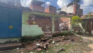 Demolieron viviendas de una invasión en Ibagué