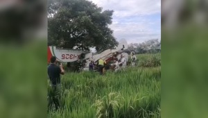 Se accidentó una avioneta en la variante de Ibagué