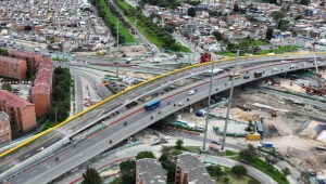 Bogotá estrena nuevo puente vehicular por obras del Metro