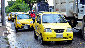 Ola de atracos tiene azotados a los taxistas de Ibagué