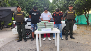 Capturaron a tres personas en el sur del Tolima por transportar cocaína