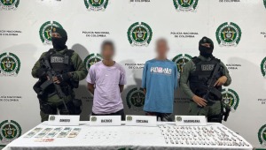 Policía de Ibagué persiguió a dos presuntos expendedores de drogas