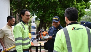 Cemex donó equipos a bomberos voluntarios de San Luis