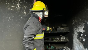 Fuga de gas habría provocado un incendio en el barrio Arado 