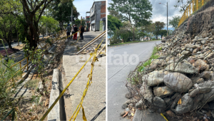 Alcaldía evalúa arreglar los muros colapsados en la Pedro Tafur y la Ferrocarril