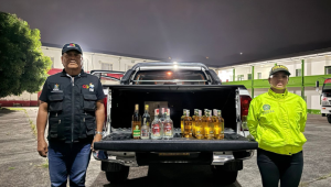 Incautaron en Ibagué más de 30 botellas de licor adulterado y de contrabando 