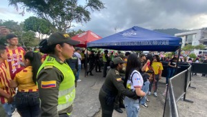 Seis comparendos y una captura durante el partido del Deportes Tolima vs. América