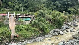 Tres meses sin el puente de Pico de Oro y lo que falta para que lo reparen