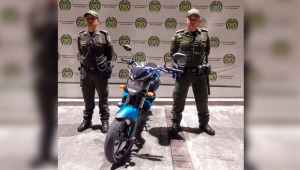 Policía de Ibagué recuperó motocicleta hurtada en Cundinamarca