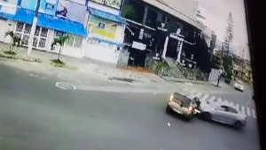 Revelan video del fuerte choque que dejó a varios heridos en Ibagué