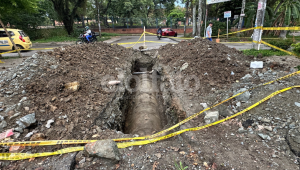 Obras del Ibal tienen afectada la movilidad del barrio Villa Café desde hace tres meses