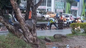 En plena Ley Seca cayeron alrededor de 30 canastas de cerveza de un camión en Ibagué