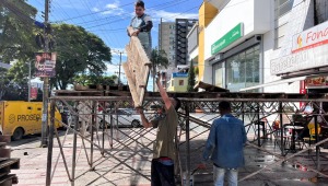 Desmontan tarima en Ibagué que no cumplía condiciones mínimas de seguridad